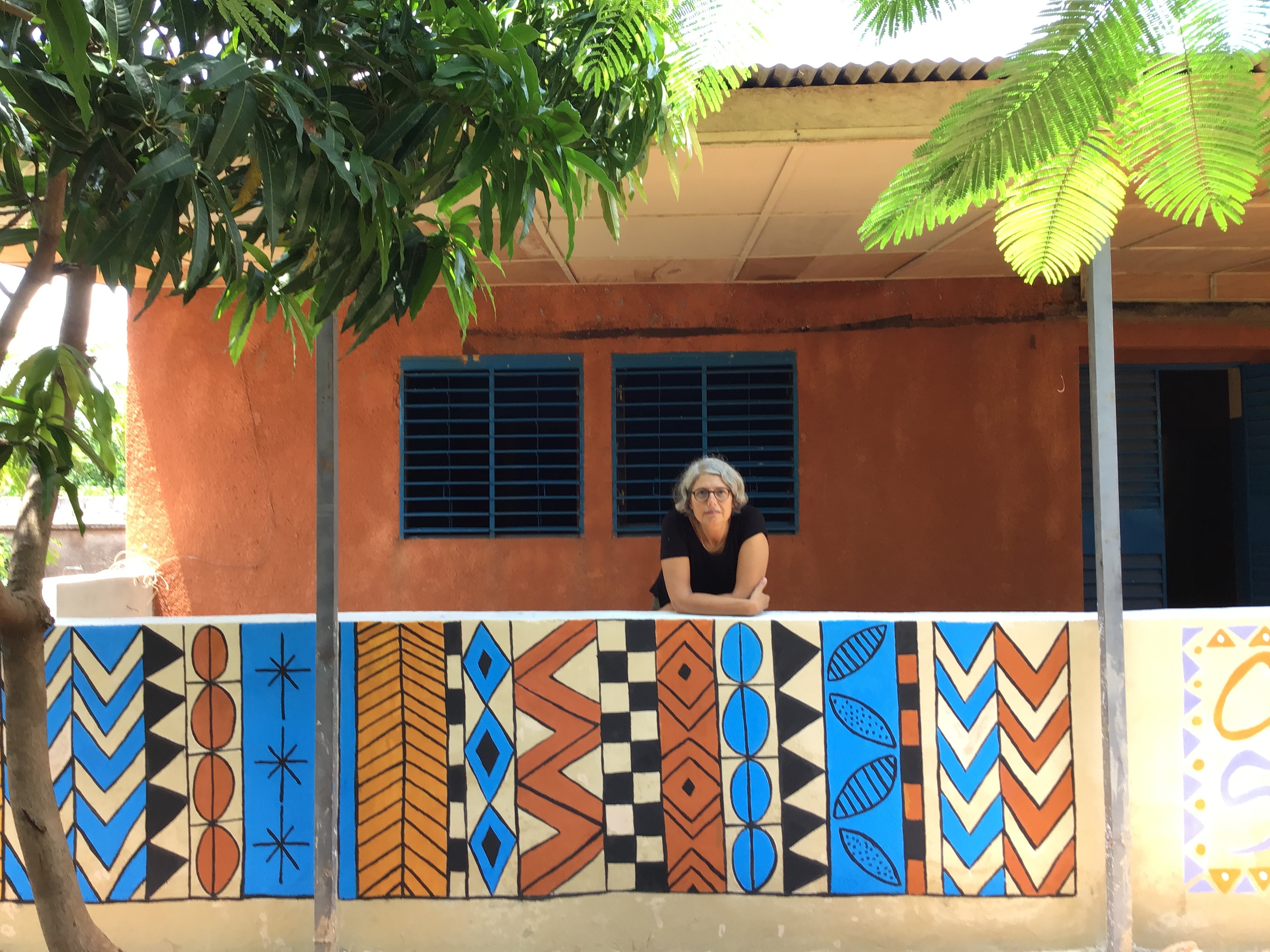 Montse Burkina Faso- mural Cat Sya