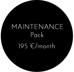 Maintenance pack, € 195 per month